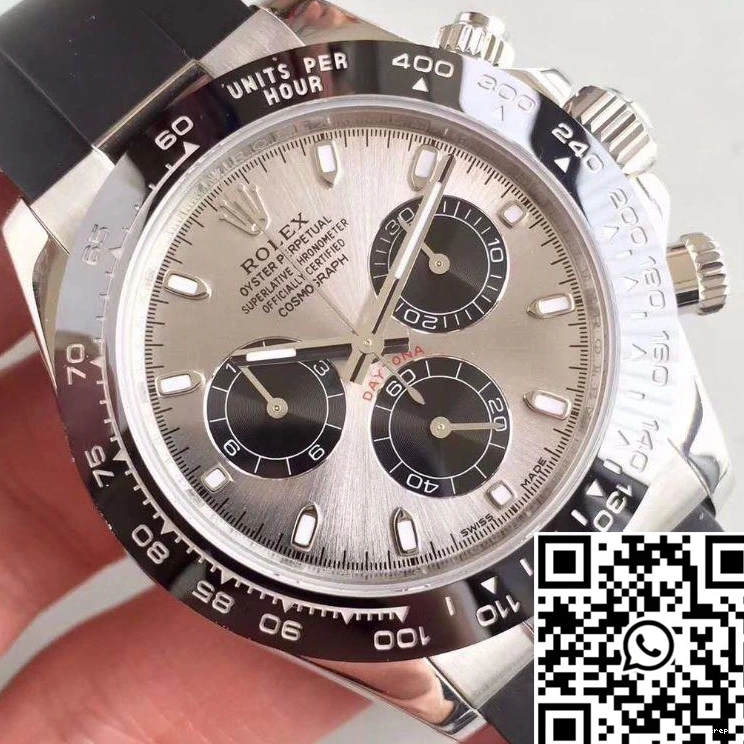 AR Dial 1051 Popular 116519LN Rolex Daytona Cosmograph Silver Factory 0727